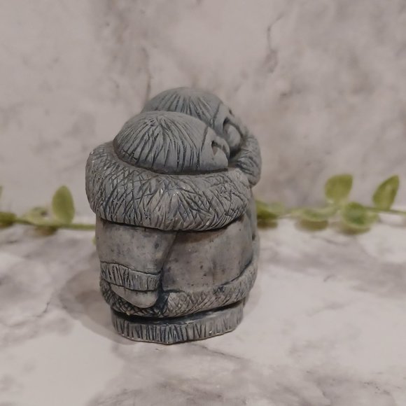 Glacial Ice Age Sculptures Singing Twins Kids Vintage ACE Alaska - Hand Crafted - Picture 5 of 5